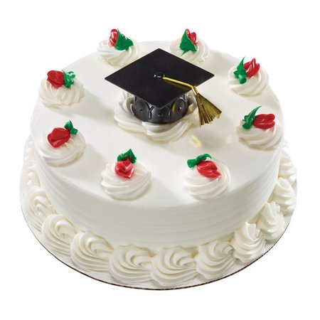 CAKEDRAKE Graduation Theme Cake Topper, Black Grad Cap with Tassels 2/PKG cake topper decor CD-DCP-13062-2/PKG